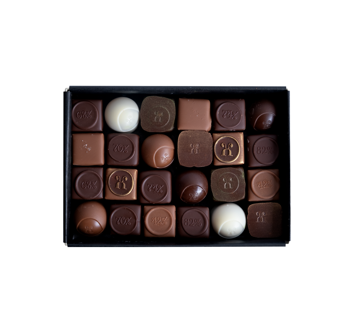 Pralinen alkoholfrei Winter, 24 Stück