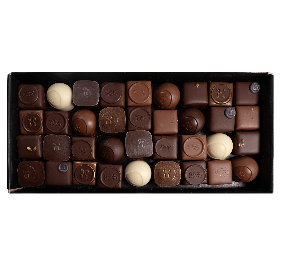 Pralinen assortiert Sommer, 36 Stück