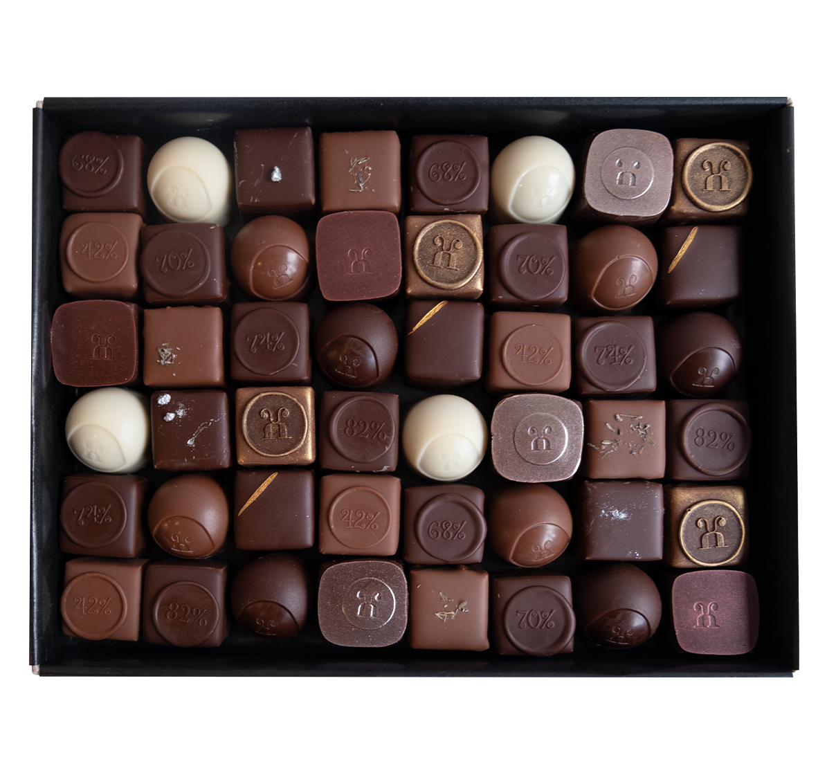 Pralinen assortiert Frühling, 48 Stück