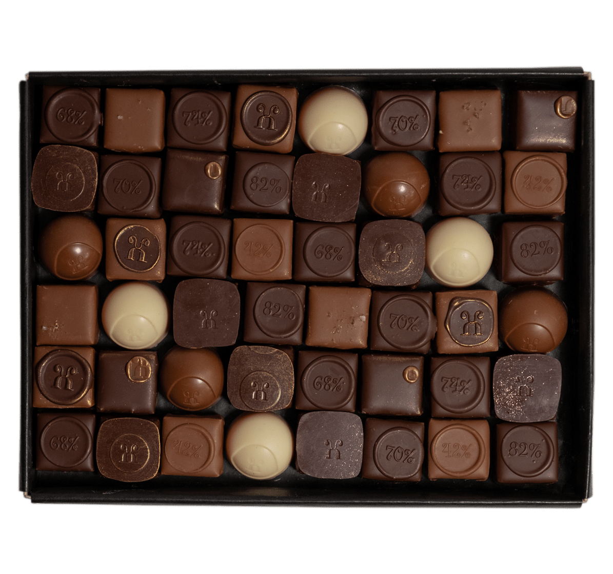 Pralinen alkoholfrei Herbst, 48 Stück