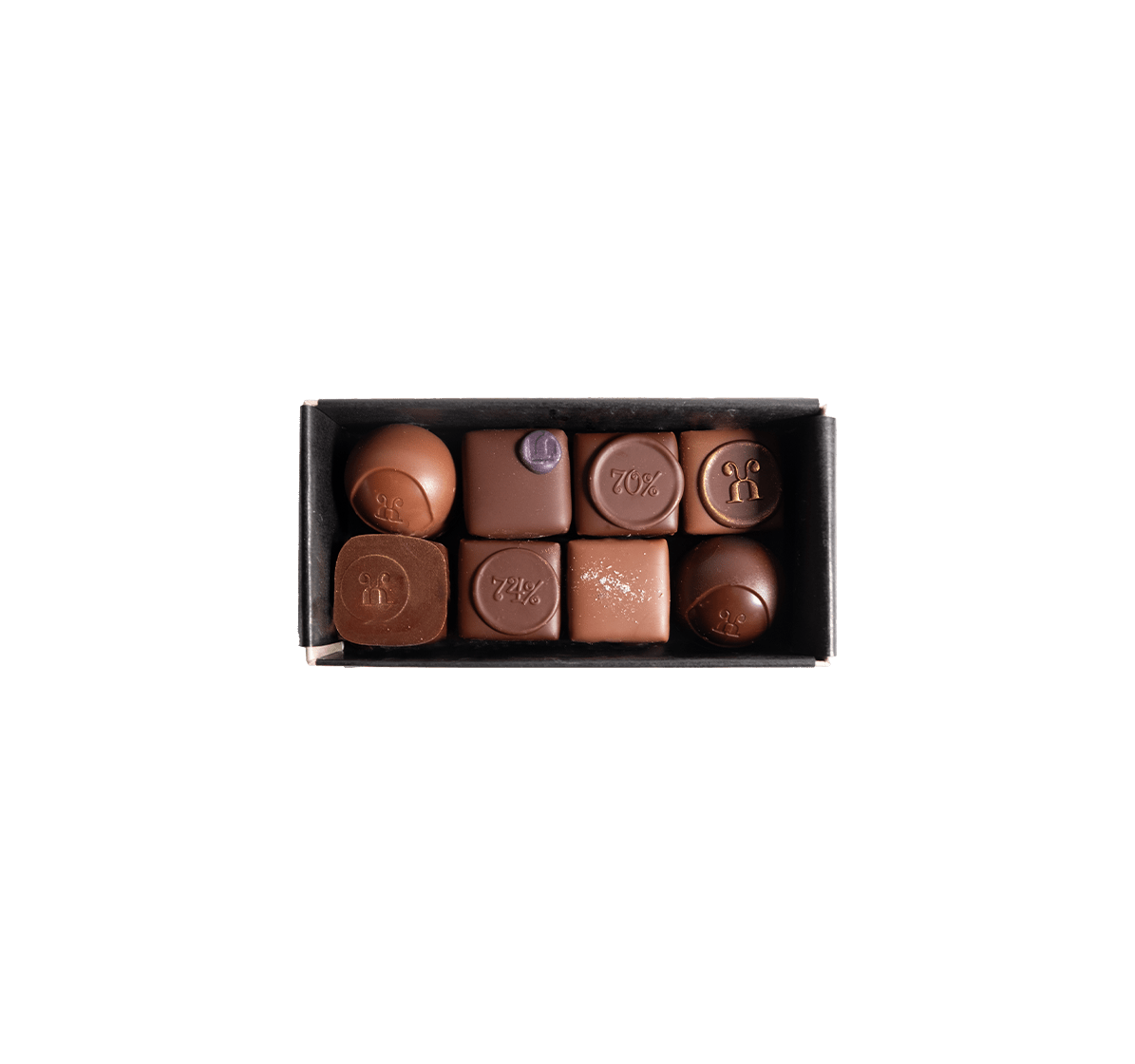 Pralinen assortiert Sommer, 8 Stück