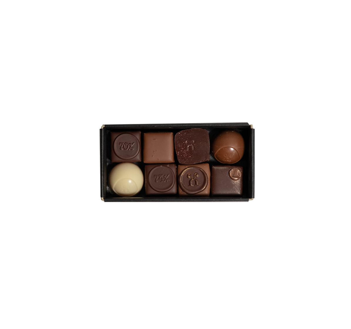 Coffret 8 chocolats de saison d'automne