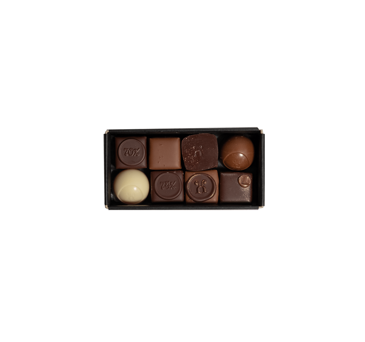 Pralinen alkoholfrei Herbst, 8 Stück