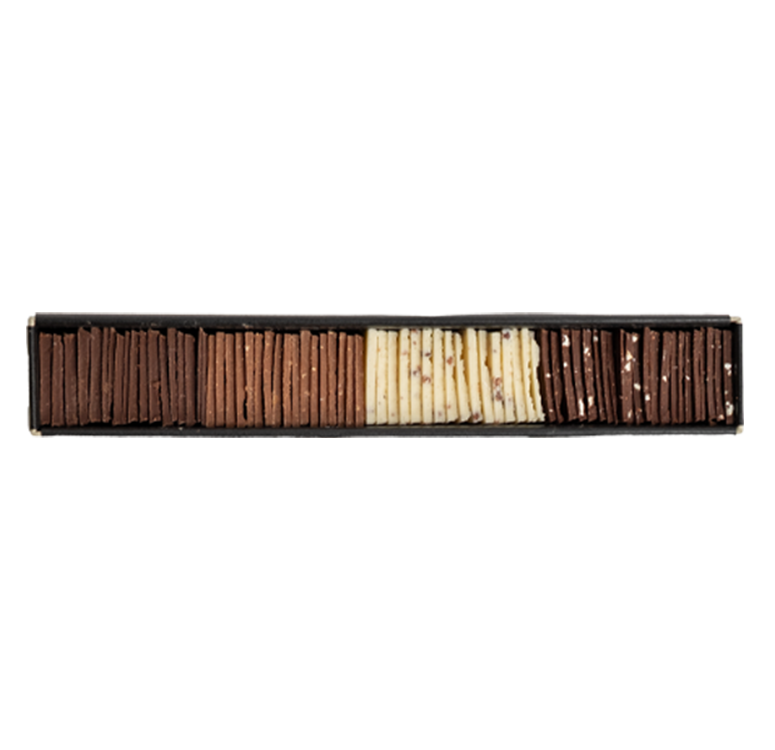 Chocolate platelets autumn large