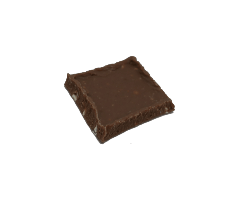 Mit Kürbis verfeinertes Rahm-Caramel umhüllt von dunkler Grand Cru Schokolade - Max Chocolatier
