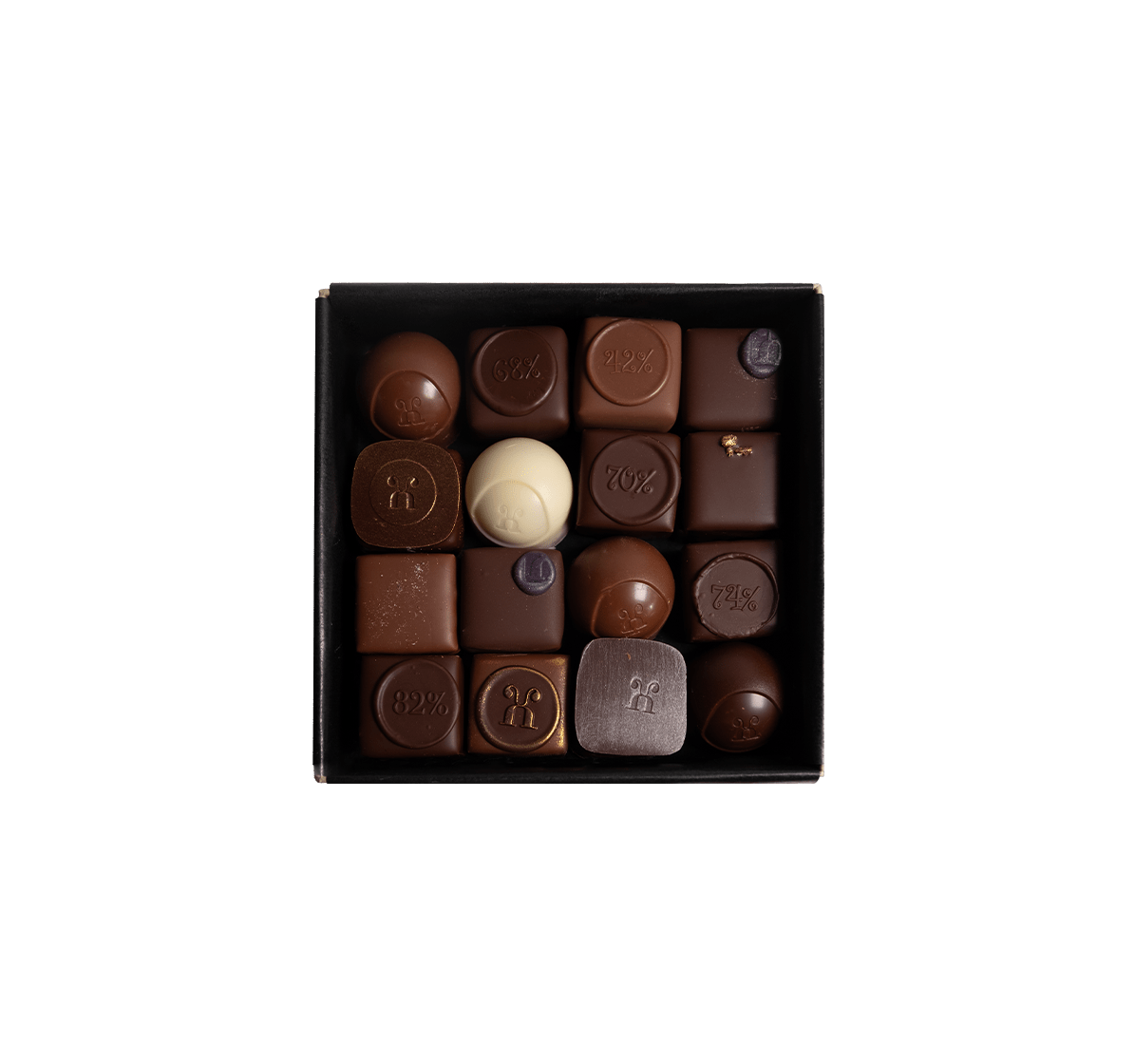 Pralinen assortiert Sommer, 16 Stück