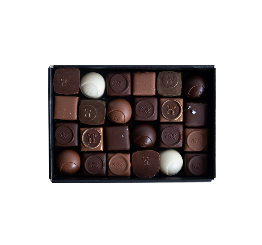 Pralinen assortiert Winter, 24 Stück