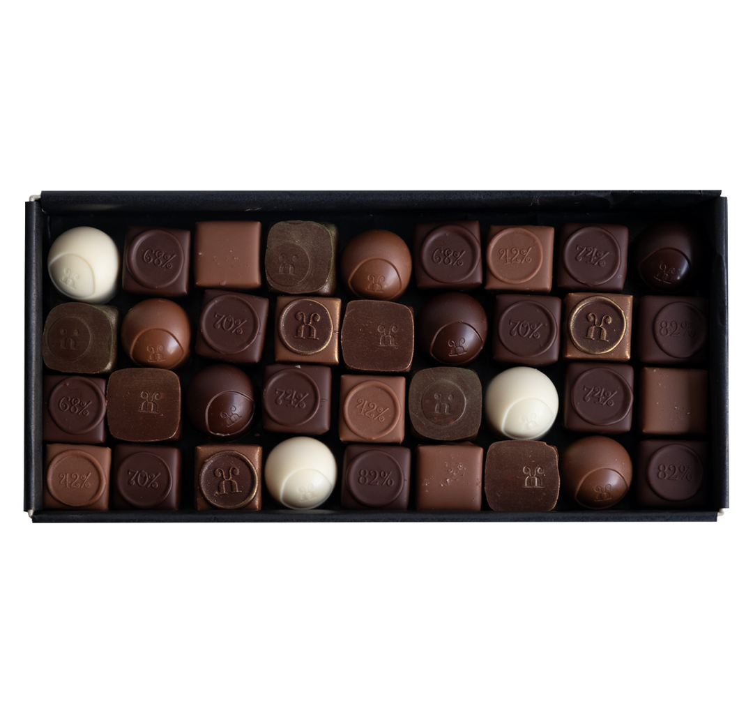 Pralinen alkoholfrei Winter, 36 Stück