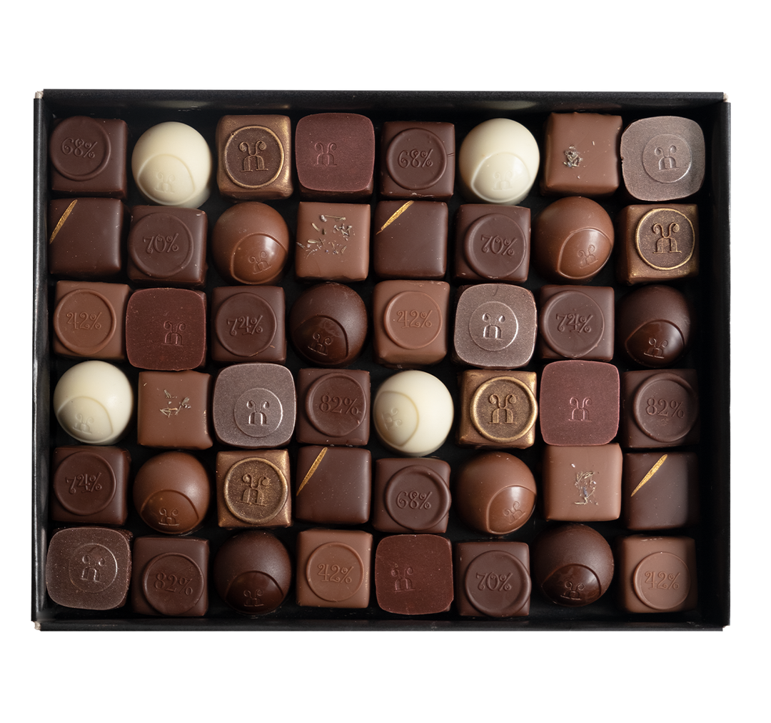 Chocolats d'hiver sans alcool, 48 pièces