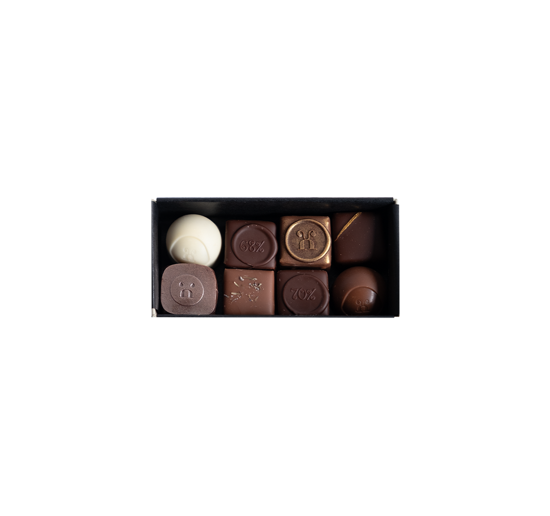 Coffret 8 chocolats de printemps de saison