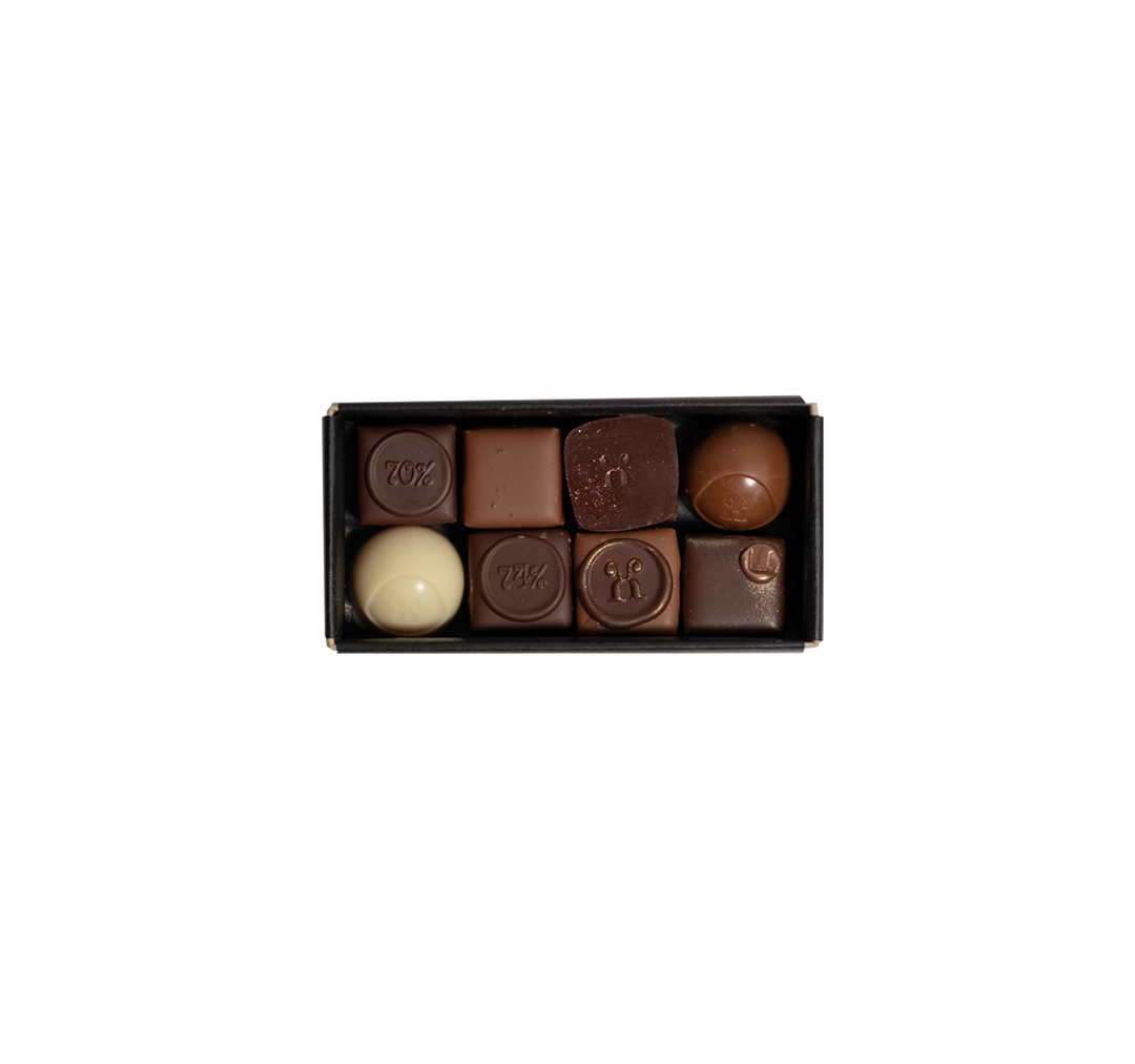 Coffret 8 chocolats de saison d'automne