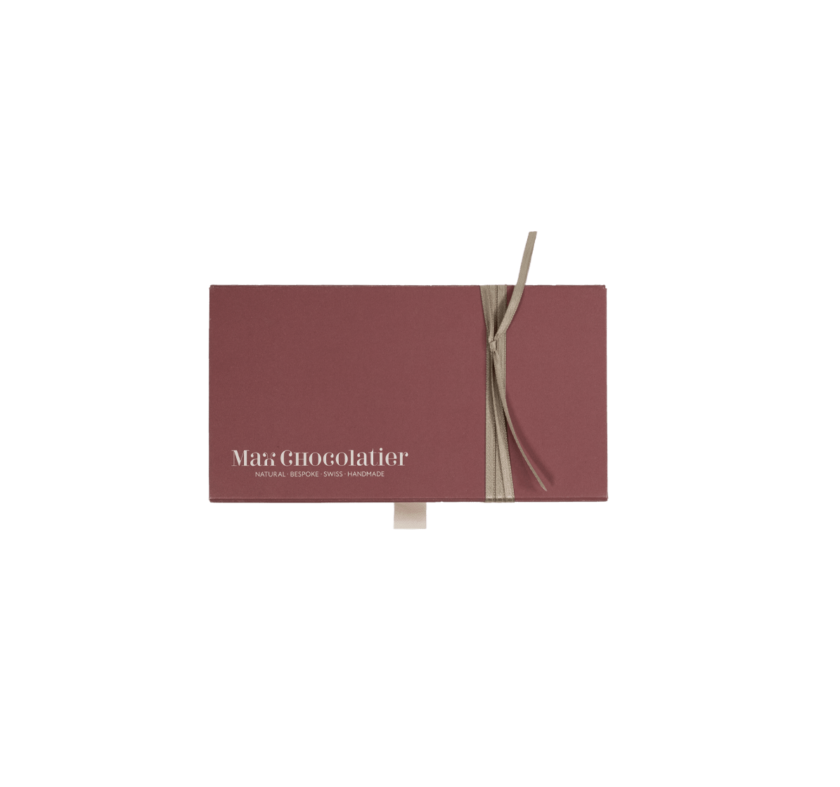 Handgemachte Saisonale Pralinen, Plättli, Dragées und Schokoladenfrüchten in einer Schachtel - Max Chocolatier