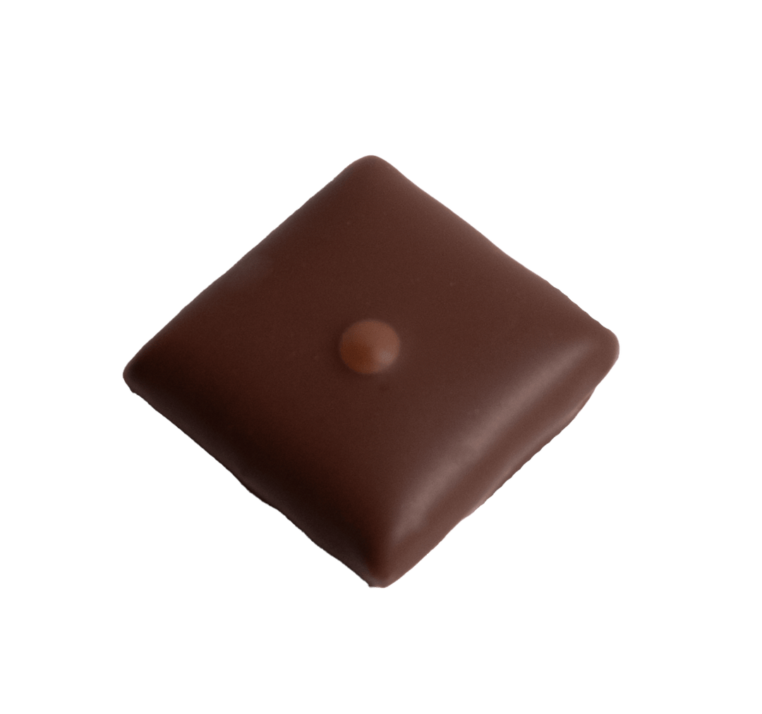 Handgemachte Passionsfrucht Caramelplattli - saisonal und fein, aus der Chocolaterie Max Chocolatier Luzern